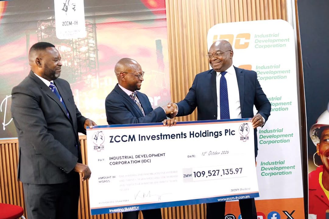 Zccm-ih Declares K183 Million Payout